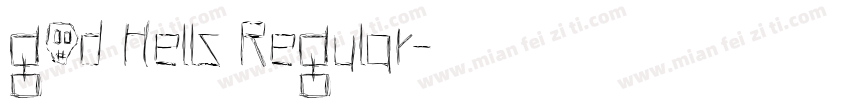 God Hells Regular字体转换